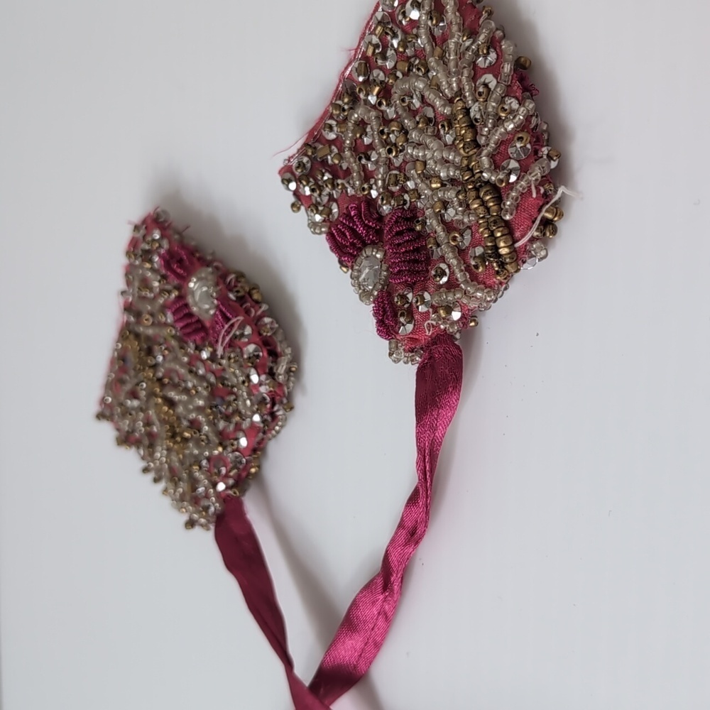 Anthropologie Beaded Belt 67" long - Picture 7 of 9